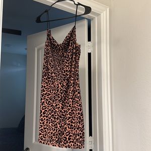Leopard print dress